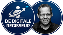 Logo De Digitale Regisseur met portret van Chris van Hulten